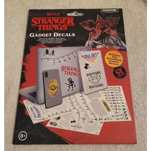 Netflix Stranger Things Gadget Decals Stickers Computers Phones Tablets Laptop - Picture 1 of 4